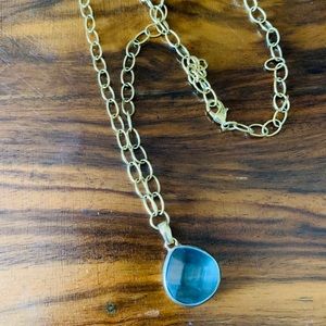 Stella & Dot Aquamarine Necklace